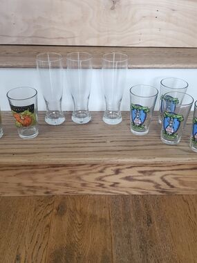 Beer Glass Bundle - Pilsners (3 Ea) / Pints (7 Ea) - Priced for the Entire Group